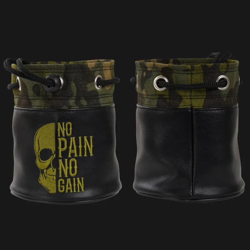Round No Pain No Gain Golf Valuables Pouch