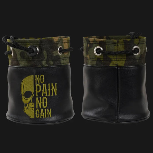 Round No Pain No Gain Golf Valuables Pouch